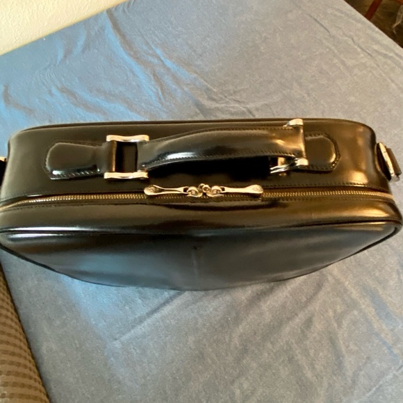 SAMSONITE “BLACK LABEL” “BAYAMO LEATHER” LAPTOP ATTACHE BAG. High quality - Picture 3 of 10